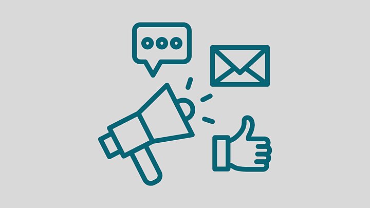 ikona głośnik koperta dłoń z kciukiem w górę 